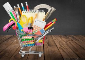 Education. Back to School Supplies Sale